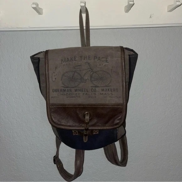 Myra Bicycle Canvas Backpack - Picture 3 of 9